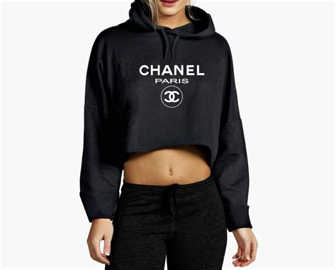 chanel crop sweatshirt